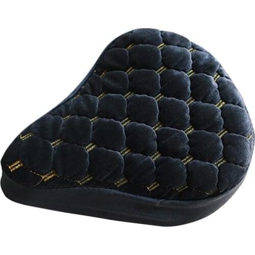 Motorcycle Seat Cover Plush Warm-keeping Soft Seat Protector Electric Car Seat Cover With Elastic Band