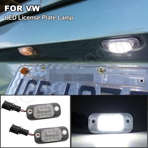 For VW Golf MK3 Polo III Estate Classic Polo Variant Seat Coidoba 6K Cordoba Vario LED License Plate Light Number Plate Lamp