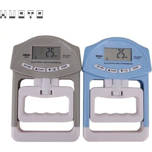 Electronic hand dynamometer digtial hand grip dynamometer Hand Grip Strength Meter Auto Capturing Hand Grip Power 200Lbs/90Kg