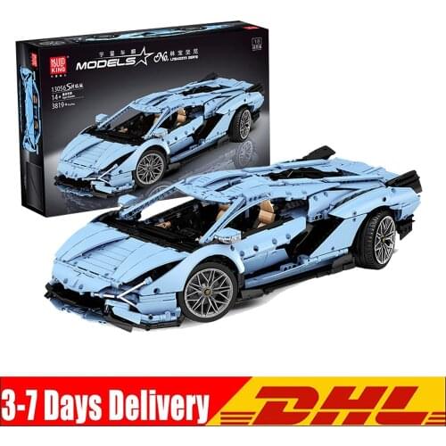MOULD KING MOC High-Tech series The APP Remote Control Super Racing Car Sián FKP 37 Model Building Blocks Bricks Toys Kids Gifts