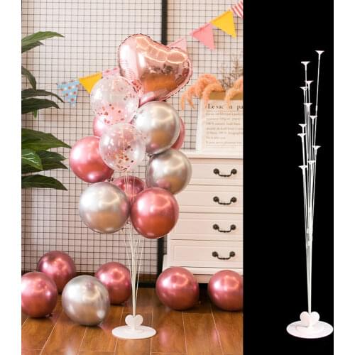 Hot Sale Girl Birthday Party Balloons Stand Balloon Holder Plastic Balloon Stick Birthday Party Decor Wedding Balloon Baby Showe
