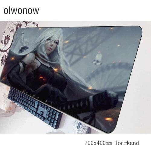 Nier mouse pad office Computer mat 70x40cm gaming mousepad large 3d padmouse keyboard games pc gamer desk
