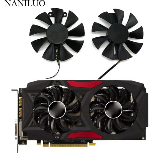 GA91S2U PowerColor Red Devil RX580 GPU Cooler Cooling Fan For Radeon Red Dragon AX RX 480 470 580 Video Cards As Replacement Fan