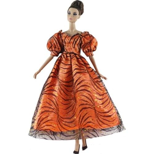 New Vintage Long Dress Outfit Suit Sets for Barbie BJD FR SD Doll Clothes Role Play Accessories Toys for Girl