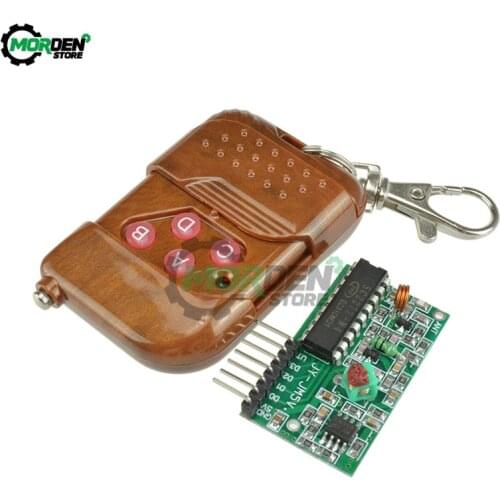 New IC 2262/2272 4 Channel 315Mhz 433Mhz Key Wireless Remote Control Kits Module Decoding Receiver Board For Arduino