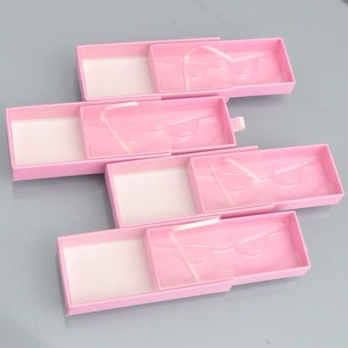 Wholesale false lash packaging Eyelash boxes eyelashes packaging box Faux Cils 3D mink fake eyelash storage case bulk vendors