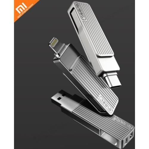 Original xiaomi USB3.1 single port U disk Type-C dual interface MFi Apple dual interface U disk smart APP management