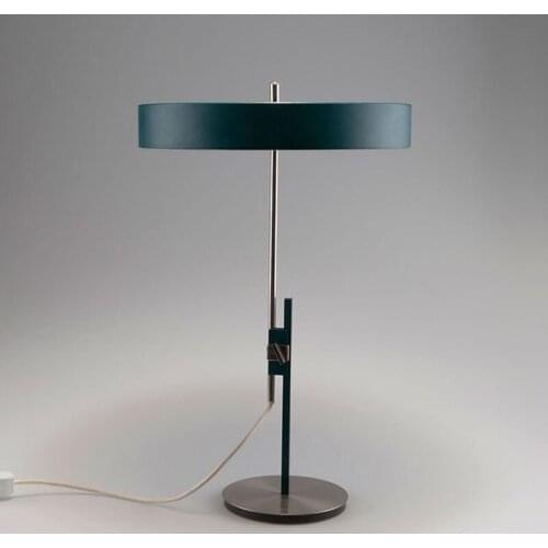 Postmodern hardware deep sitting room bedroom a study desk lamp of the head of a bed lamp art Nordic small desk lamp
