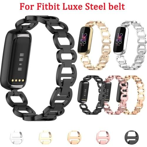 Fashion Stainless Steel strap band for Fitbit Luxe Watch Replacement Accessories Bracelet Wristband for Fitbit luxe Watchband