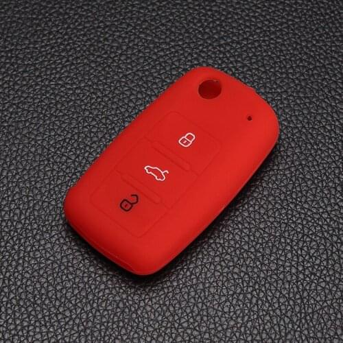 Silicone car key cover case For Volkswagen VW polo passat b5 golf 4 5 6 jetta mk6 tiguan Gol Cross Fox Plus Eos Scirocco Beetle