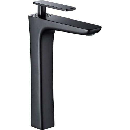 Lottin Basin Faucet Bathroom Sink Faucet Mixer Tap Basin Mixer Bathroom Basin Faucet Mixer Tap Hot and Cold Sink faucet Black