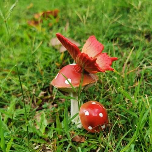 Super Mini Mushroom Cultivation Potted Micro-Landscape Garden Decorative Flower Pot Ornaments Lovely