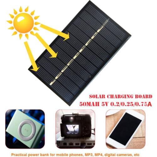Solar Power Bank Panel Charger New Energy Tool Polysilicon Black Durable Waterproof USB Outdoor Phone Accessory Travel