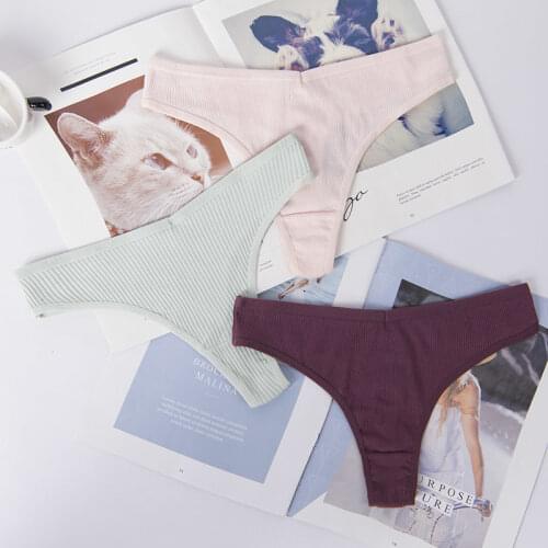 Leopard bow M L XL Women Cotton Sexy G String Fashion Lace Panties Womens Thongs Briefs Low Waist Underwear 1pcs 7271