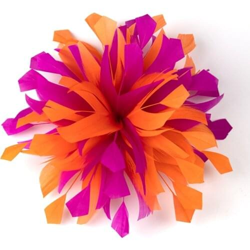 1 Color Mixing Goose Feathers Flowers Diy Jewelry Headdress Home Decorative Accessories Wedding Party Carnival Craft Plumes