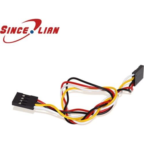 10PCS 4PIN DUPONT LINE 2.54MM 20CM Female To Female PITCH Double Head 4P JUMPER WIRE FOR PCB Power Extender Cable