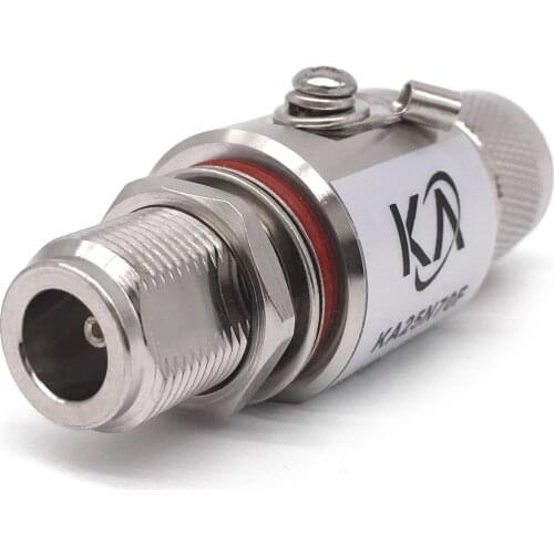 2pcs 25N70F Coaxial Signal N Head Antenna Feeder Lightning Arrester AP Repeater GPS Walkie-talkie WIFI Lightning Arrester 2.5G