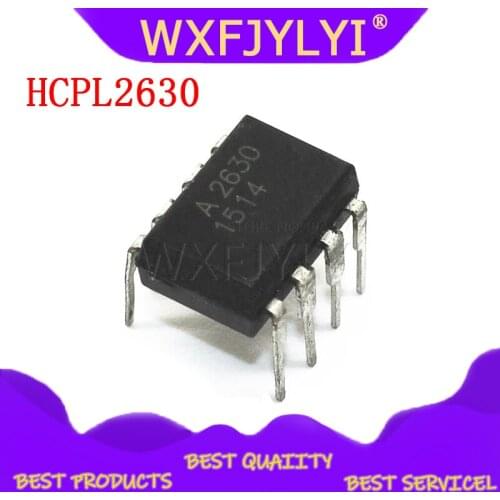 5PCS HCPL2630 DIP8 HCPL-2630 2630 A2630 DIP new and original IC