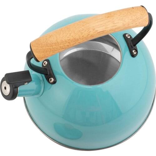 Stainless Steel Whistling Tea Kettle, Tea Kettle For Stove Top, 2.54 - Quart, For Gas Stoves And Induction Cookers Landmark
