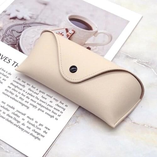 NONOR Glasses case new Sunglasses Case Sunglasses Case Black leather high grade glasses case Pu glasses bag