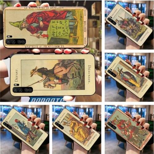 Le Tarot Egyptien de Dusserre Art Phone Case For Huawei Nova 6se 7 7pro 7se honor 7A 8A 7C 9C Play
