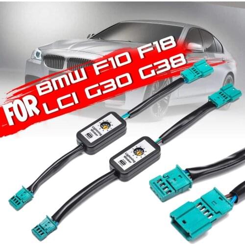 Dynamic Left & Right Turn Signal Indicator Led Taillight Add-On Module Cable Wire Harness for BMW F10 F18 Lci G30 G38 llight