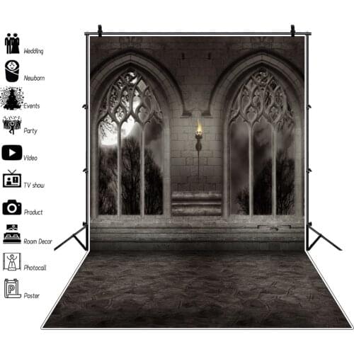 Backdrop Vintage Retro Interior Castle Window Children Adult Portrait Photo Background Photography Photocall For Photo Studio