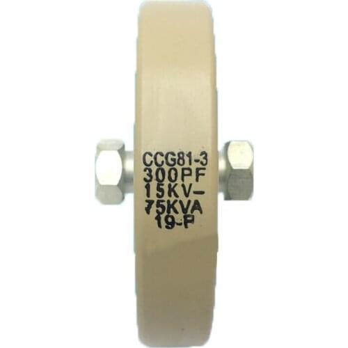 Round ceramics Porcelain high frequency machine new original high voltage CCG81-3 300PF 15KV 75KVA