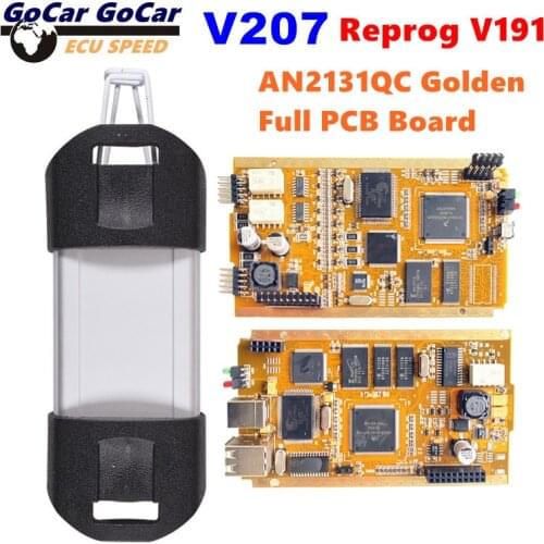 Best Can Clip For renault New V202 Full Chip Gold Edge With CYPRESS AN2131QC OBD2 Code Reader Auto Diagnostic Interface