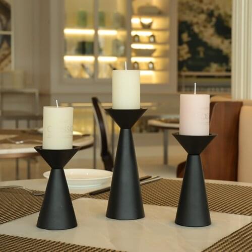 IMUWEN Metal Candlestick Fashion Wedding Candle Stand Exquisite Candle Holder Table Home Decor IM818