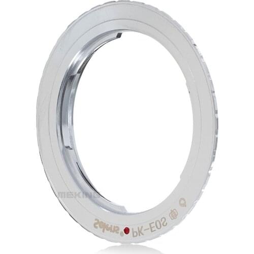 Selens Camera metal converter for PK-EOS Pentax K Lens to EF Mount Lens Adapter Ring for Canon 500D 600D 650D
