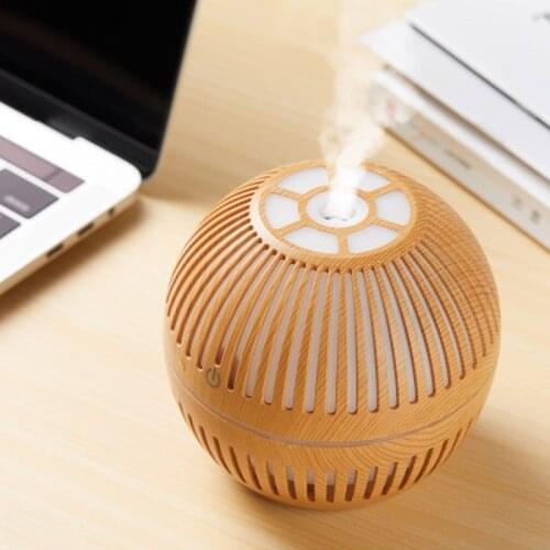 Mini USB Aroma Essential Oil Diffuser Ultrasonic Air Humidifier Aromatherapy Night Light Automatic Power-Off For Home Office Car
