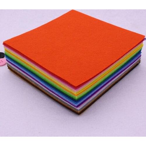 5.9"X5.9" Felt Fabric Non-Woven Fabrics ,Cloth Felt ,15cmx15cm Polyester Acrylic Nonwoven,Needlework,Diy,Needle,Sewing,Handmade