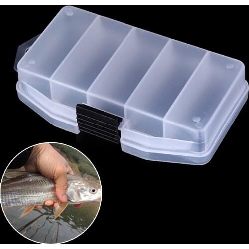 Transparent Plastic Bait Box for Fishing Lures Hooks Other Fishing Tools Storage Box Tackle Bait Container Case Outdoor Sports