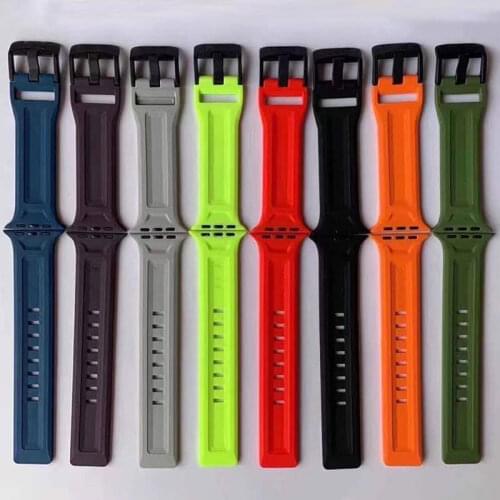 Fashion watch band strap loop for apple watch 6 se 5 4 40mm 44mm watchband correa for iwatch 3 5 38mm 42mm bracelet solo straps