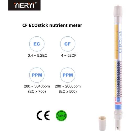 Yieryi New Water Quality Test Pen EC Meter Automatic Switch EC/ppm/CF Meter Horticulture Truncheon Nutrient Ordinary Or Platinum