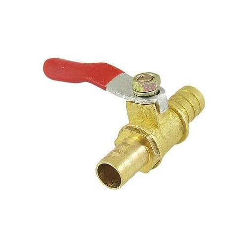 10mm Outside Dia Forged Gas Compressor Ball Safety Valve Red Gold Tone