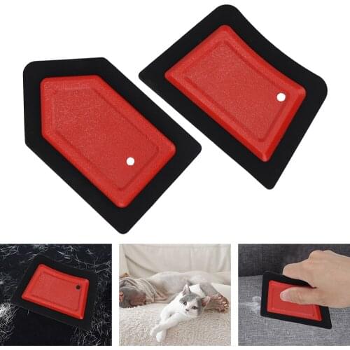 Silicone Brush Portable Pet Hair Removal Car Sofa Detail Scraper Pet Hair Remover Scraper Dog Cat Hair Removal Pet Product