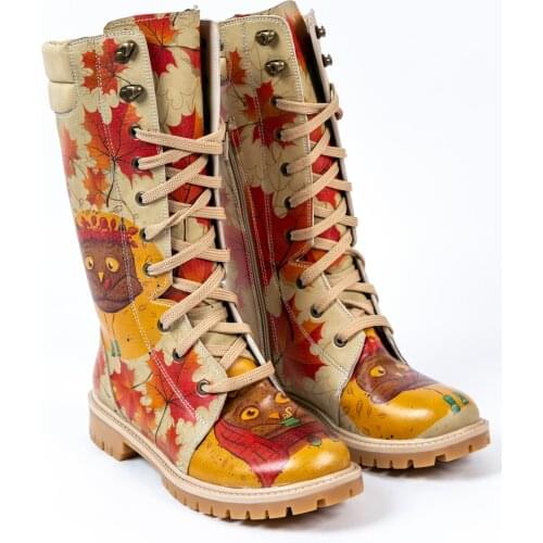 Streetfly 2021 new fashion Winter autumn colorful printed women Boots Non-slip sole Waterproof orthopedic boots