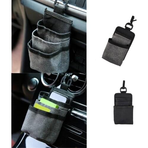 1 Pcs Durable Car Air Outlet Debris Storage Bags Beautiful Auto Multilayer Breathable Organizer Pocket Car Interior Supplies