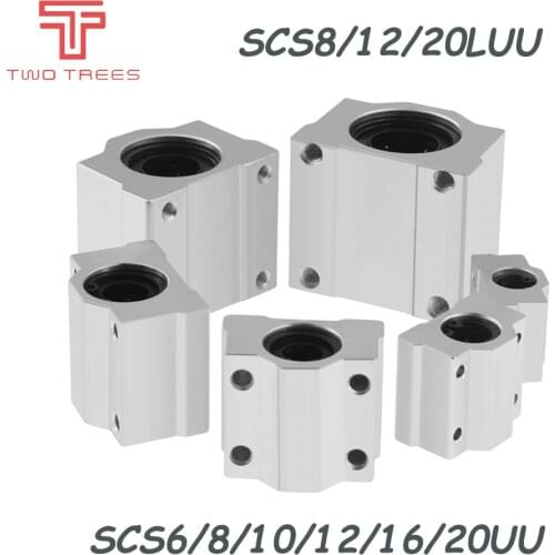 3D printer parts SC8UU SCS10UU SCS8UU SCS10LUU 8mm Linear Motion Ball Bearing block with LM8UU bush Slide Linear Shaft for CNC