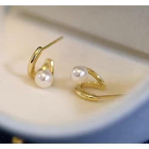 925 Sterling Silver Earrings Findings Mountings Settings Jewelry Parts Fittings for Pearls Coral Jade Agate Beads Stones Crystal