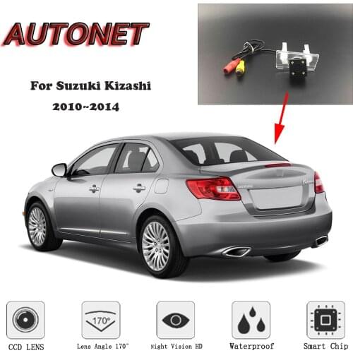 AUTONET HD Night Vision Backup Rear View camera For Suzuki Kizashi 2010~2014/CCD/license plate camera