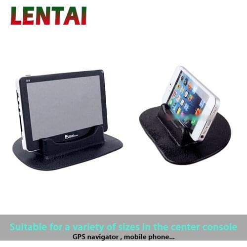LENTAI For Kia rio ceed sportage 2017 cerato Lada granta vesta Land Rover 1PC Car Silicone Anti-Slip Mat Dashboard Phone Shelf