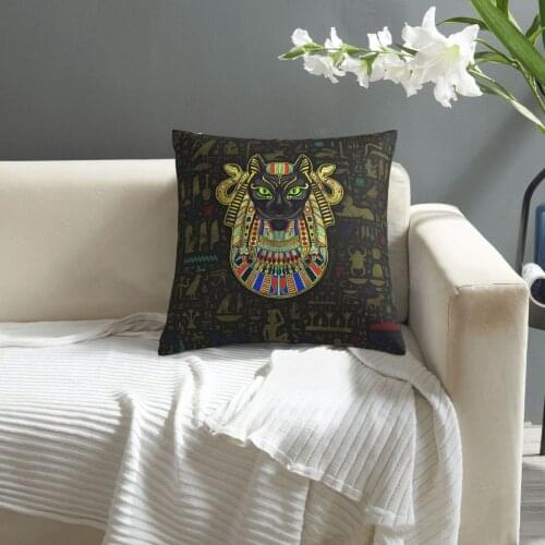 Bastet Egyptian Goddess,cat pillowcase printed cushion cover sofa waist pillow pillow cover