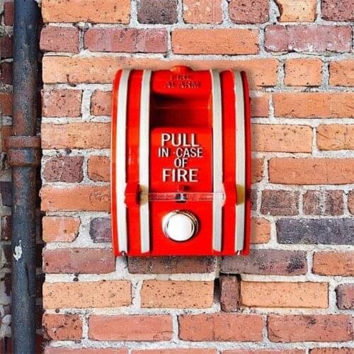 Red Retro Doorbell Portable Waterproof Wireless Door Bell Easy Installation for Outdoor Home Garden Yard Hogard