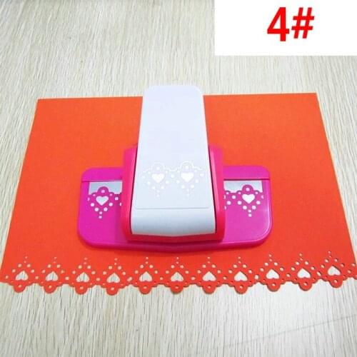 Big size Fancy border punch flower design embossing punch scrapbooking handmade edge device DIY paper cutter Craft gift 4
