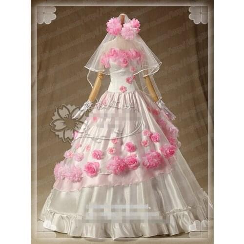 Krista Lenz Attack on Titan anime Cosplay Krista Lenz cosplay costume illustration weding dress can custom made