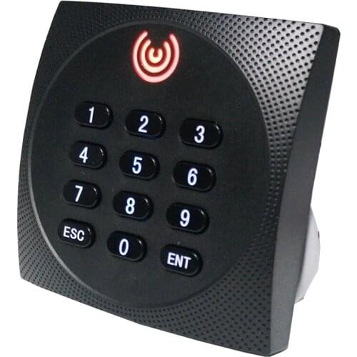 KR602E/M Outdoor Waterproof Wiegand 26 34 Keypad Proximity RFID 125Khz 13.56mhz Access Control System Slave Card Reader