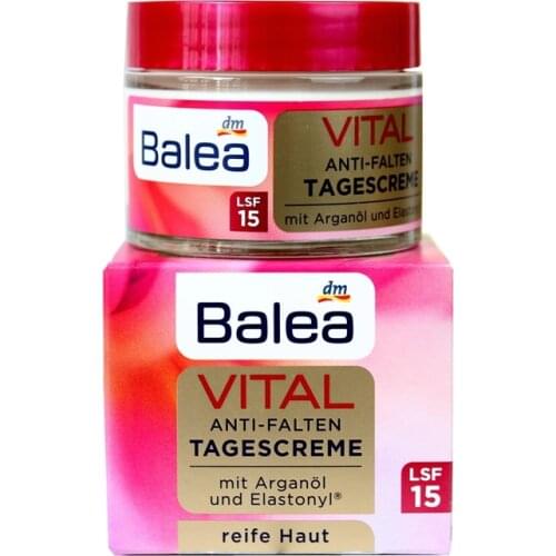 New Balea VITAL Upliffing Day Cream Baobab SPF15 for 40+Mature Skin Age Anti Aging Anti wrinkle Enhance Skin Elasticity Firming